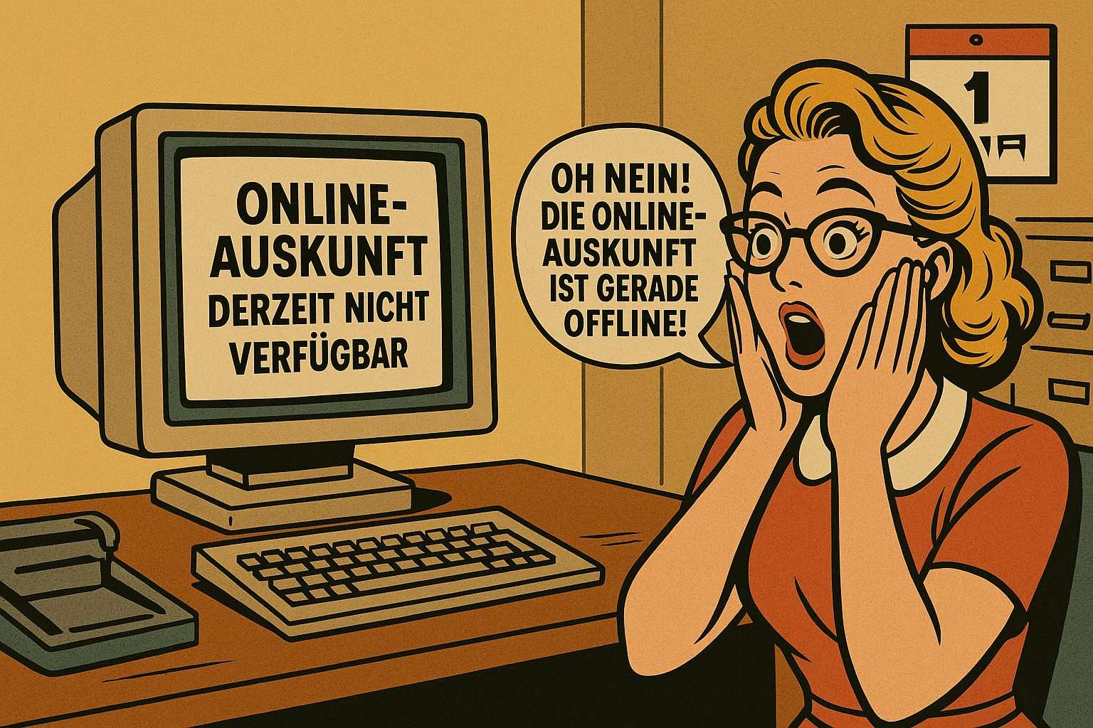 Hinweis: Online-Auskunft vorübergehend deaktiviert