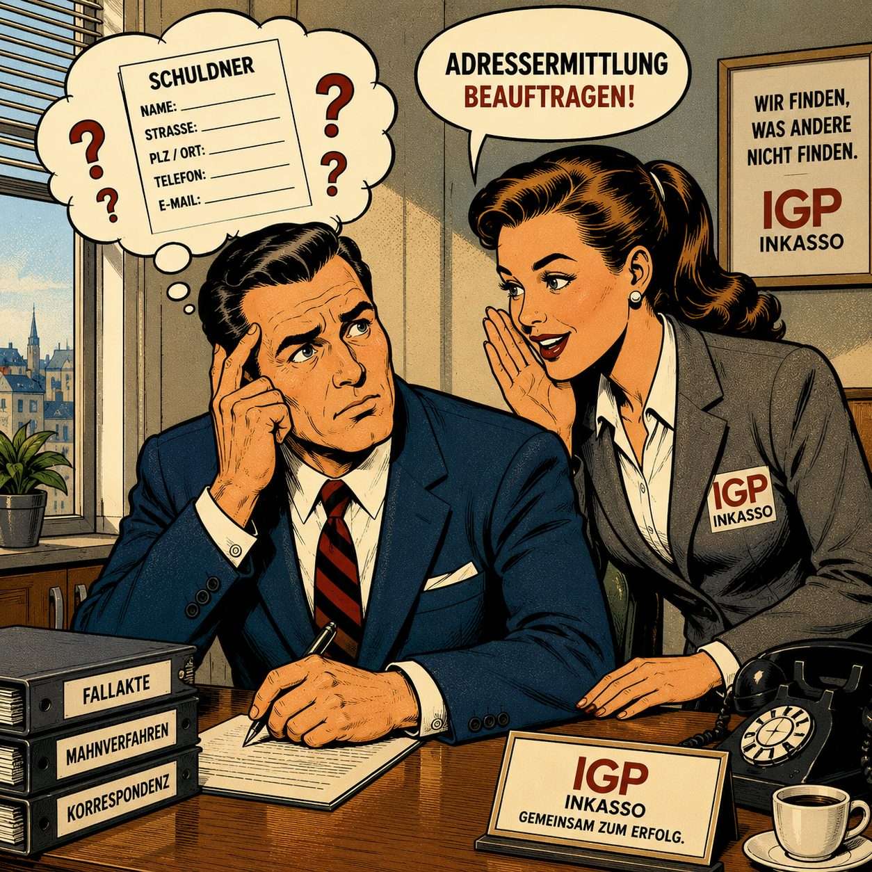 IGP Inkasso Adressermittlung beauftragen